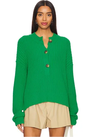 Free People Cocoa Henley Pullover