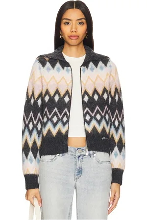 Ganni Fine Brushed Alpaca Cardigan