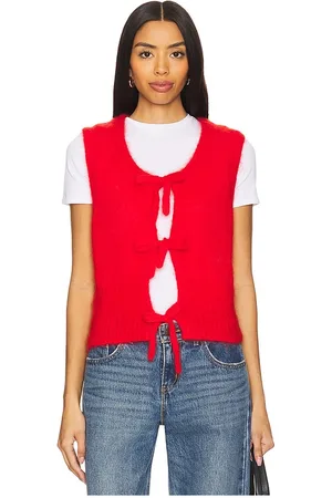 Ganni Light Mohair Tie String Vest