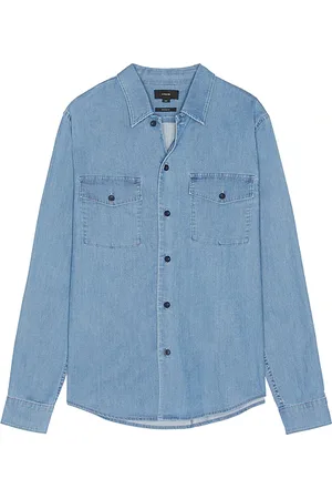 Vince Double Patch Pocket Long Sleeve Shirt