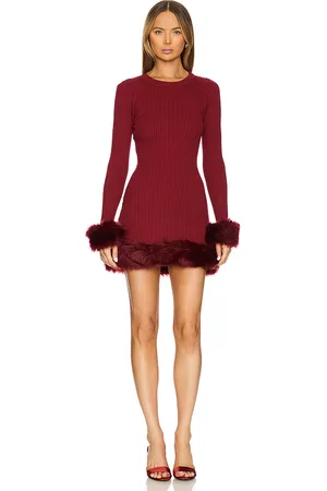 Show Me Your Mumu Fran Dress With Faux Fur Trim