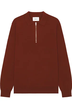 NN.07 Sergio Zip Polo Sweater