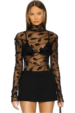 Norma Kamali Long Sleeve Turtleneck Top