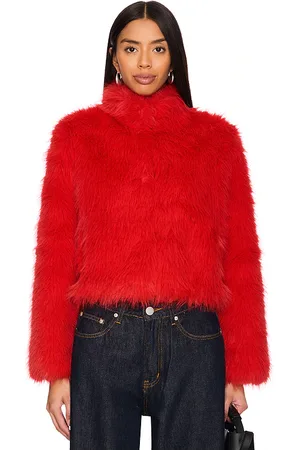 Adrienne Landau X Revolve Faux Fox Fur Jacket