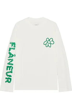 FLÂNEUR Flower Doodle Long Sleeve T-Shirt