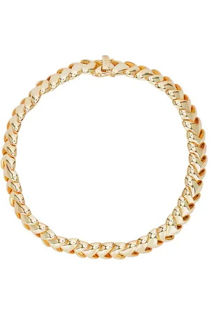 ANINE BING Layered Heart Chain Necklace