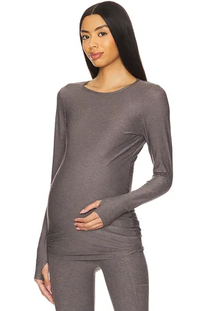 Beyond Yoga Featherweight Count On Me Maternity Crew Pullover Top