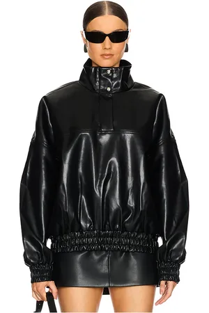 SER.O.YA Mia Faux Leather Pullover