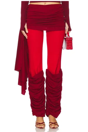 KIM SHUI Pants With Leg Warmer