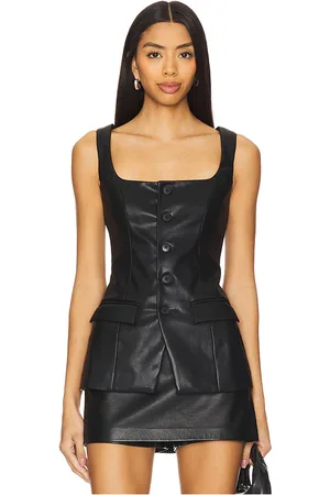 Lovers And Friends Kara Faux Leather Top