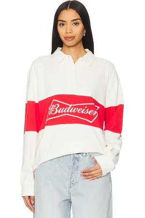 Junk Food Budweiser Rugby Long Sleeve Shirt