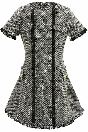Bardot Kids Sutton Boucle Dress