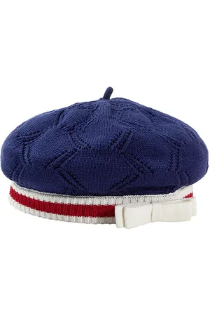 Self-Portrait Kids Textured Knit Beret