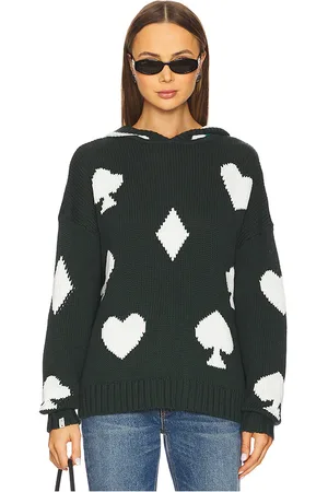 The Upside Ace Of Hearts Abbey Knit Hoodie