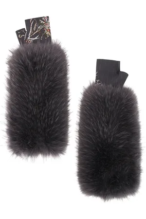 KIM SHUI Faux Fur Gloves