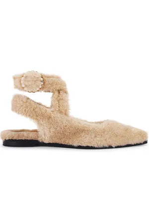 Free People Faux Fur Parisa Point Flat In
