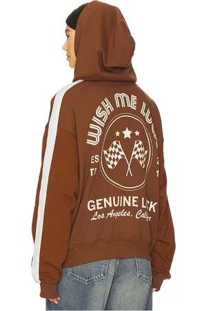 Wish Me Luck Genuine Luck Zip Up Hoodie