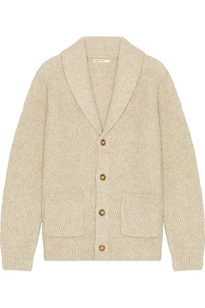 Marine Yak Sweater Cardigan