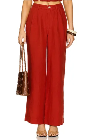 ONIA Air Linen Pleated Trouser