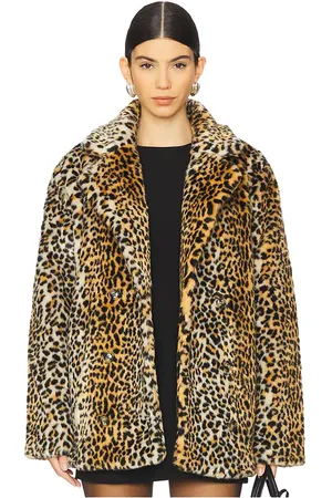 Bardot Vento Faux Fur Coat