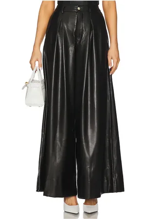 WeWoreWhat Faux Leather Extreme Wide Leg Pant