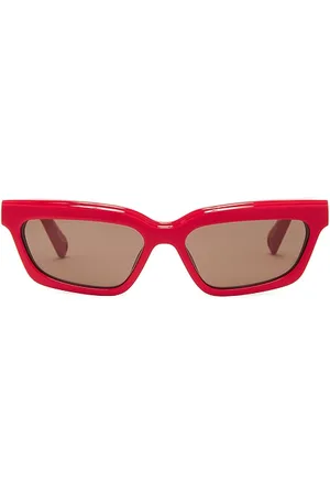 Jacquemus Salon Sunglasses Red Silver & Grey