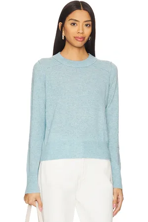 AUTUMN CASHMERE Cropped Crew With Reversed Seams