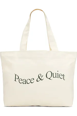 Museum of Peace and Quiet Wordmark Pigment Dyed Tote Bag