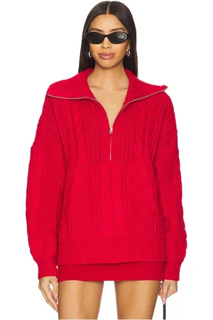 For Love & Lemons Drina Henley Knit Sweater