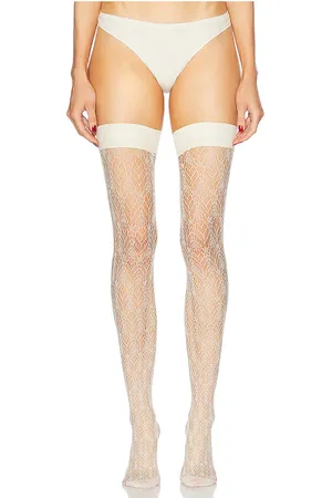 Falke Cream Swirl Stay Up