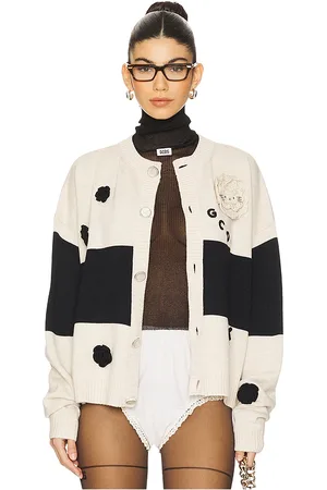 GCDS Hello Kitty Crochet Buttoned Cardigan