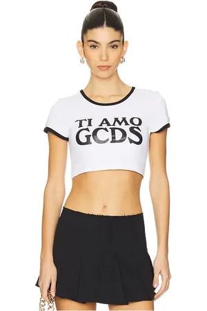 GCDS Ti Amo Crop T-shirt