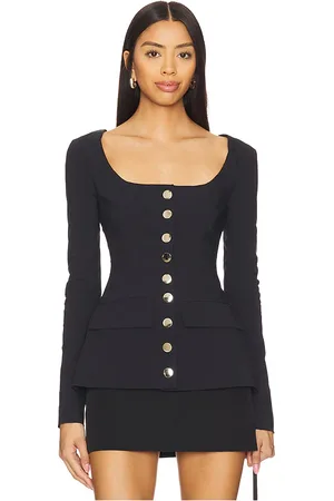 WeWoreWhat Boatneck Peplum Blazer