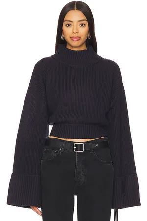 WeWoreWhat Cropped Turtleneck Sweater