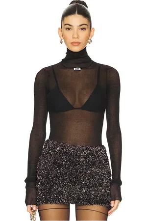 GCDS Celluloid Knit Turtleneck Top