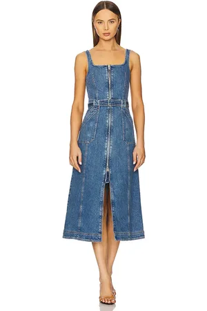 Simkhai Manson Sleeveless Belted Midi Dress