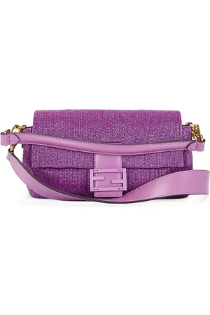 SIEDRES Fendi Beaded Mama Baguette Shoulder Bag