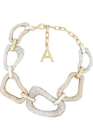 AREA Crystal Link Necklace