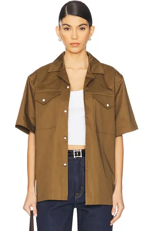 WAO Satin Western Short Sleeve Shirt