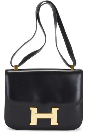 SIEDRES Hermes 1976 Box Constance 23 Shoulder Bag