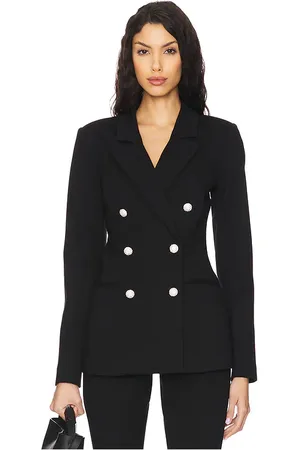 GOOD AMERICAN Embellished Double Breasted Blazer