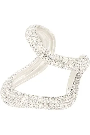 AREA Crystal Link Cuff Bracelet