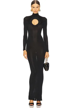 Self-Portrait X Christopher Kane Knit Cut Out Maxi Dress