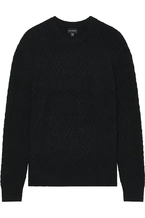 CLUB MONACO Boucle Half Diamond Crew Sweater