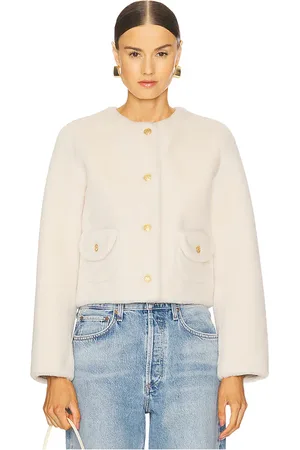 LOVESHACKFANCY Popelka Faux Fur Jacket