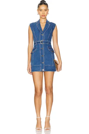 Karina Grimaldi Selena Denim Mini Dress