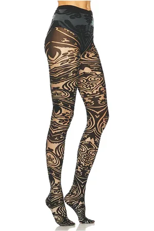 Wolford X Etro Body Tattoo Tights