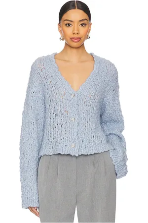 NAADAM Italian Jumbo Boucle Open Front Cardigan
