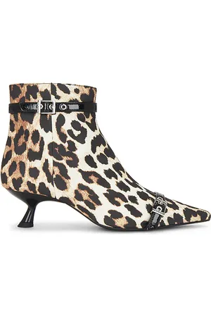 Ganni Eyelets Kitten Heel Boot