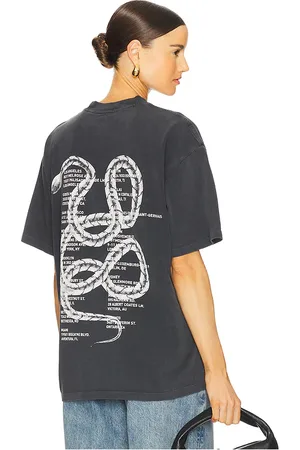 ANINE BING Kent Tee Twisted Snake